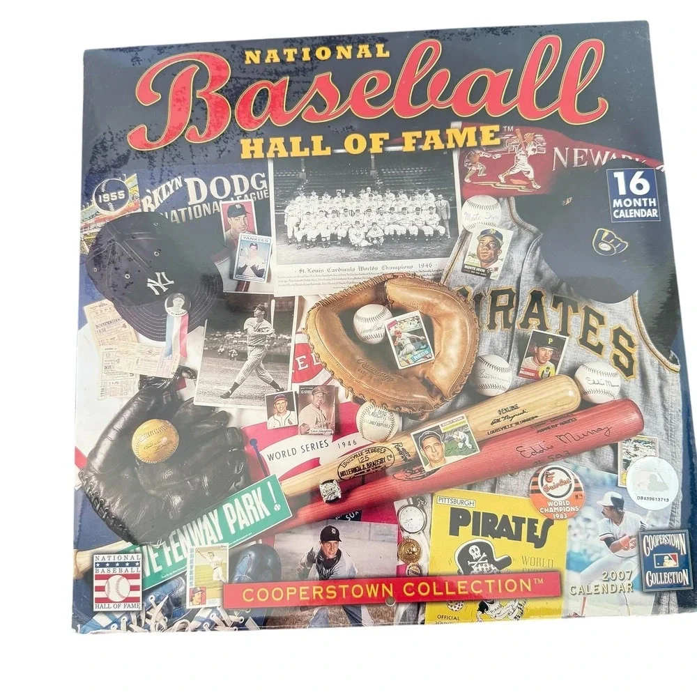 National‎ Baseball Hall Of Fame 2007 Calendar One Size MLB Ronnie Sellers NEW